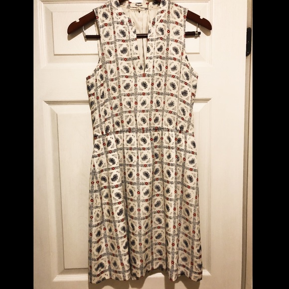 MADEWELL | Nora print silk dress - Picture 1 of 4